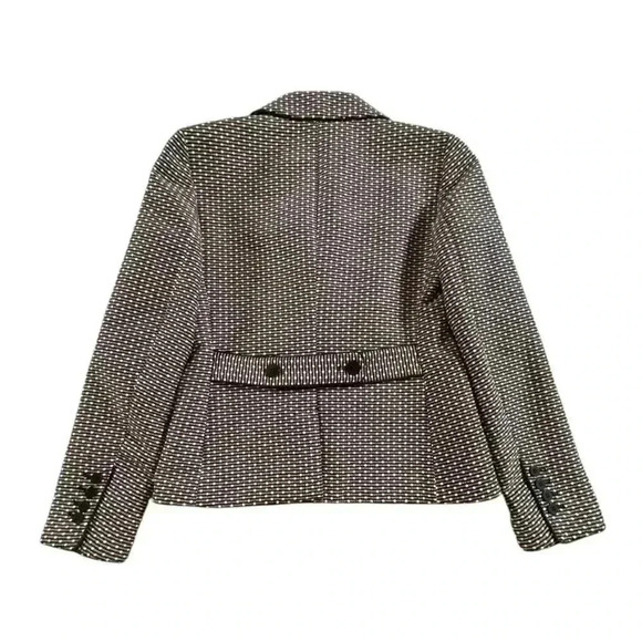 TALBOTS TWO-BUTTON NOTCHED TWEED BLAZER – SIZE 2 - Picture 4 of 11